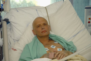 Alexander Litvinenko, dying in hospital. They could do nothing for the victim of ionizing radiation from a "dirty" assassination weapon.