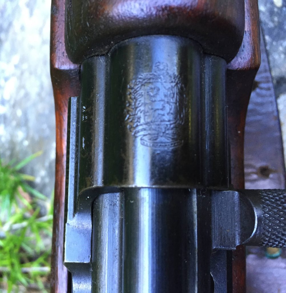 Venezuelan crest on a 7mm FN M1949.