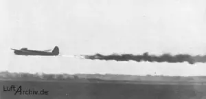 Junkers 88 A-4 Flamethrower test, date unk. Must have been impressive live and in color!