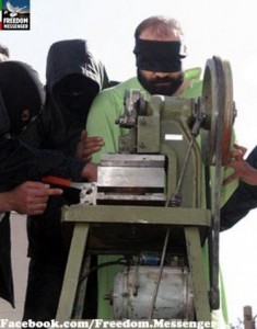 iranian finger whacking machine