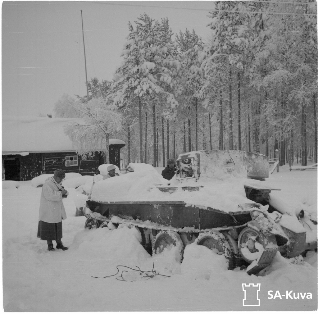 BT-5 Tank come a cropper in Finland