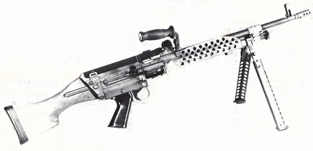 FN Minimi 1974 Army test