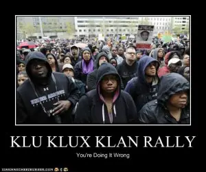 klan rally wrong
