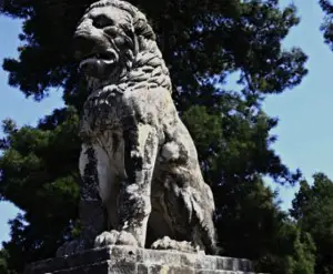 This lion may have been a surviving tomb monument