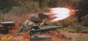 Chinese improved Sagger live fire.