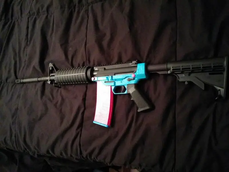 printed lower and mag