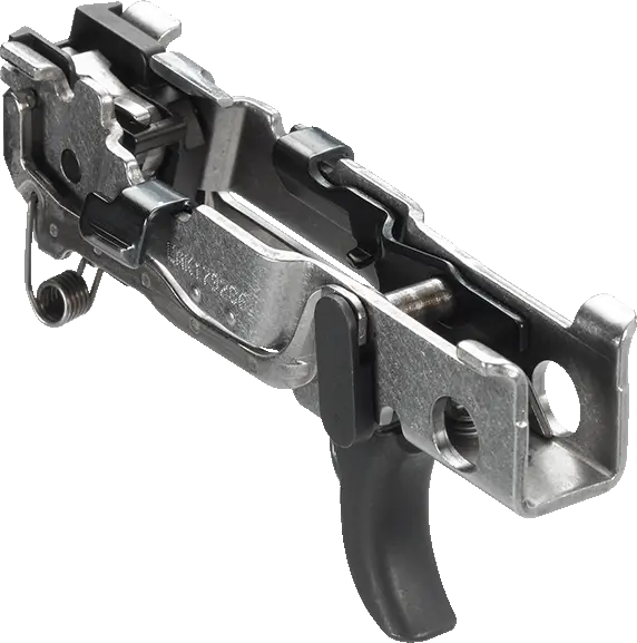 The interchangeable grip frames are possible because the trigger mechanism is the legal, serialized "firearm," a feature pioneered on the SIG 250. Absence of a hammer reveals this to be a 320 part. 