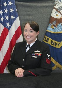 Sabrina Gordon during Navy service
