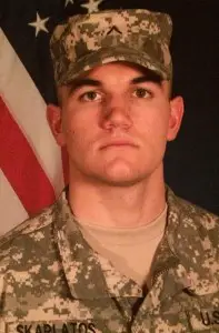 Skarlatos's pre-deployment picture. He, Stone and Sadler were friends sightseeing Europe after his Afghan tour.