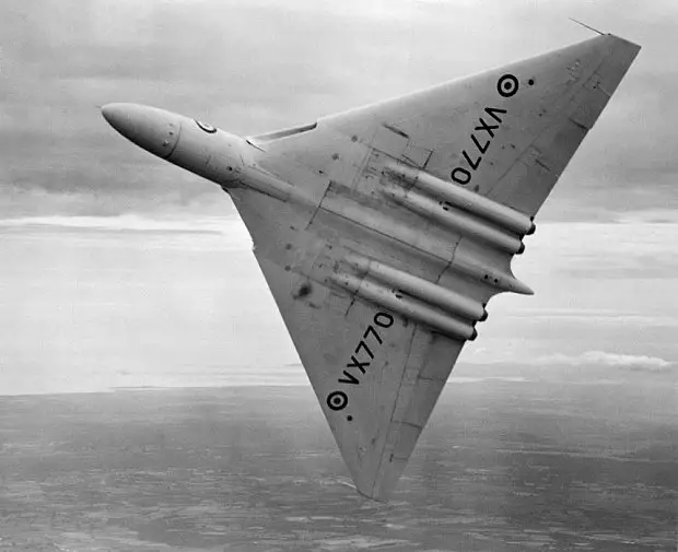A Vulcan, as they initially flew. This is a different serial.