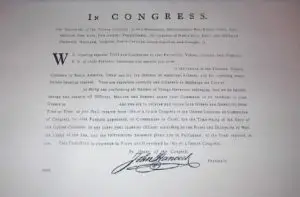 An officer's commission (here, a Continental Commission signed by President of the Con. Congress John Hancock). Enduring question: are you commissioned to obey orders, or sustain principles?