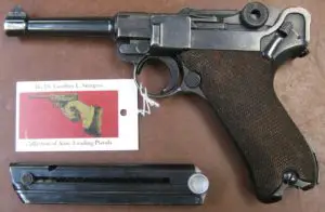 This Commercial Mauser Luger was made very close to these cost figures -- in 1939. From the Sturgess collection, now for sale by Jackson Armory.