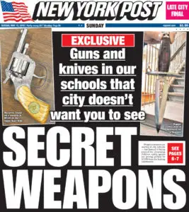 NY Post guns in schools