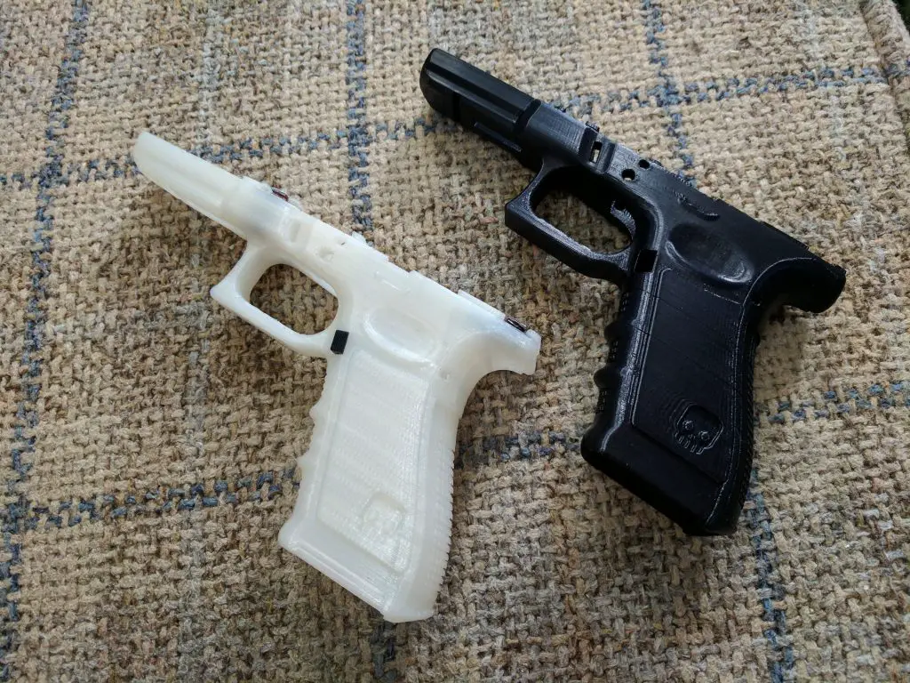 3d Printed Glock Frame With Retractable Bayonet Glock