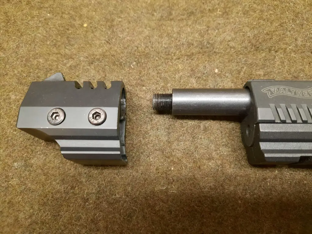 Walther P22 Front sight removeable piece