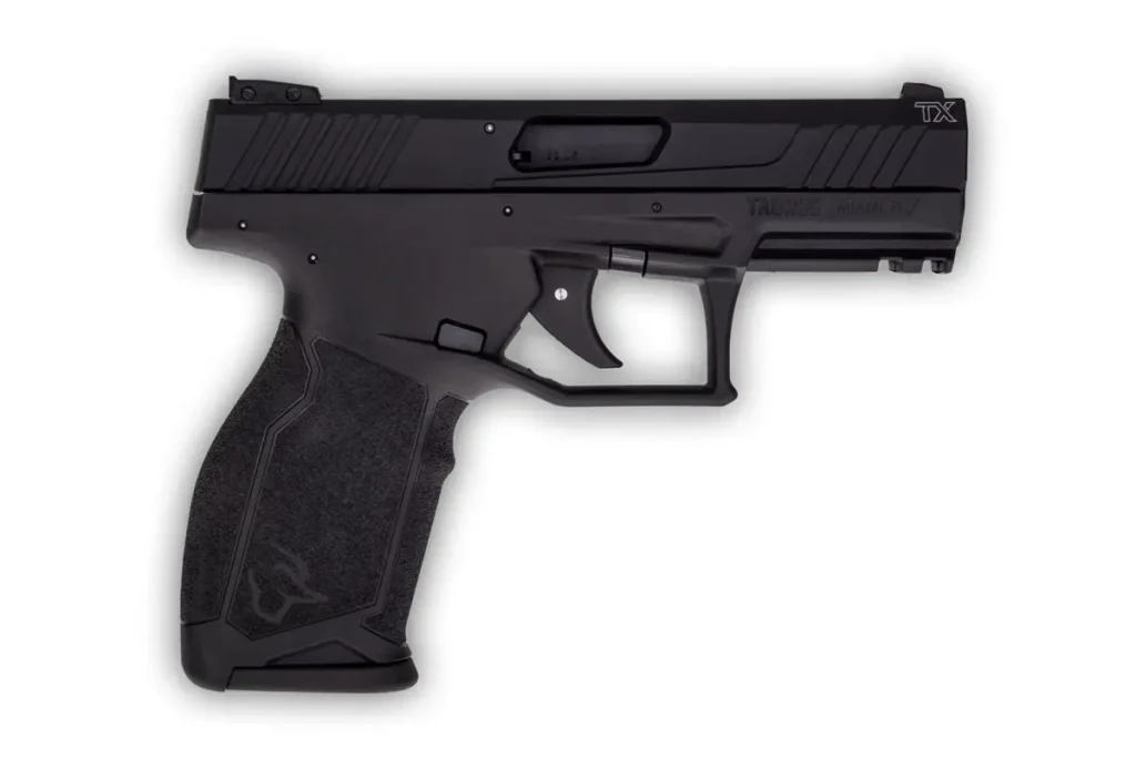 Taurus TX22 Pistol sideview (right) with grip, trigger, and slide