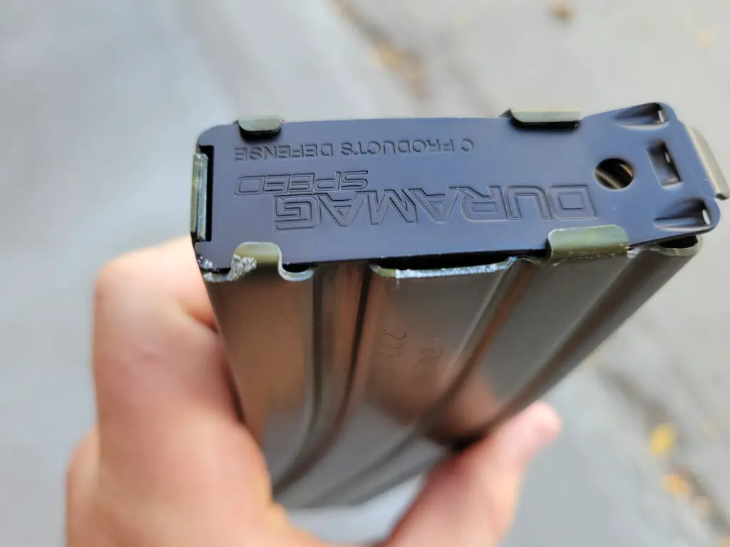 DuraMag magazines bent metal back into place