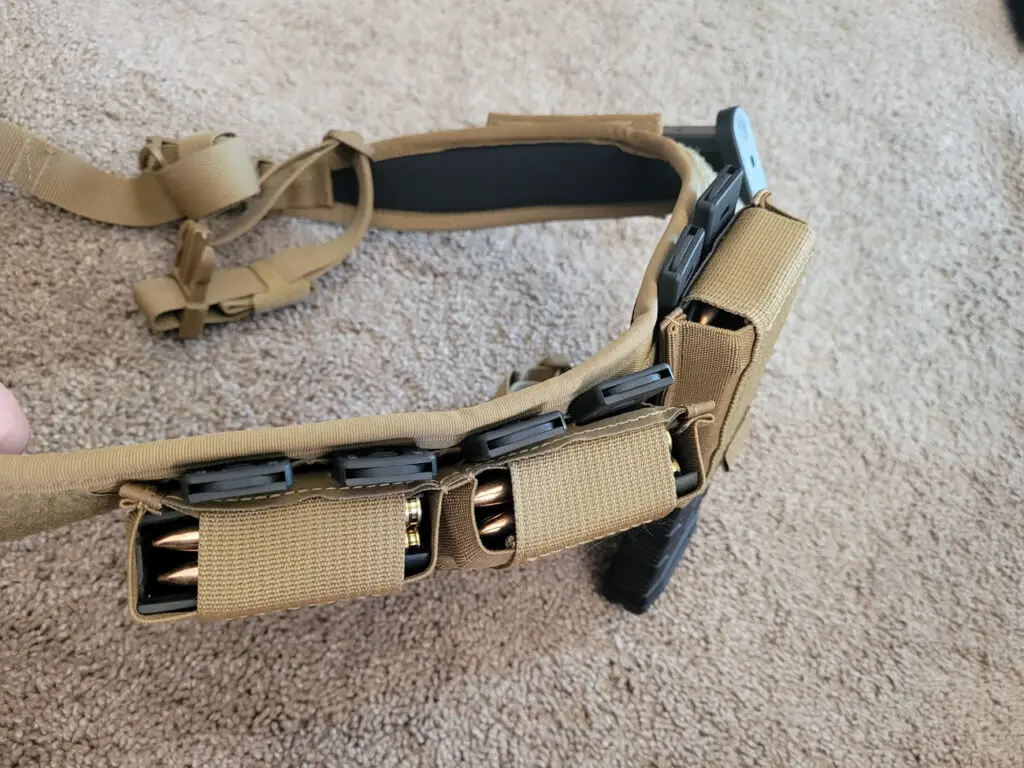 IC13 Bandoleer with pouches mounted