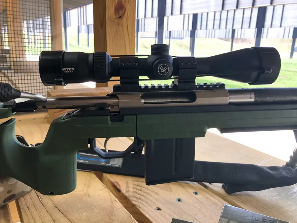 Arken Optics SH4 GenII scope at the shooting range