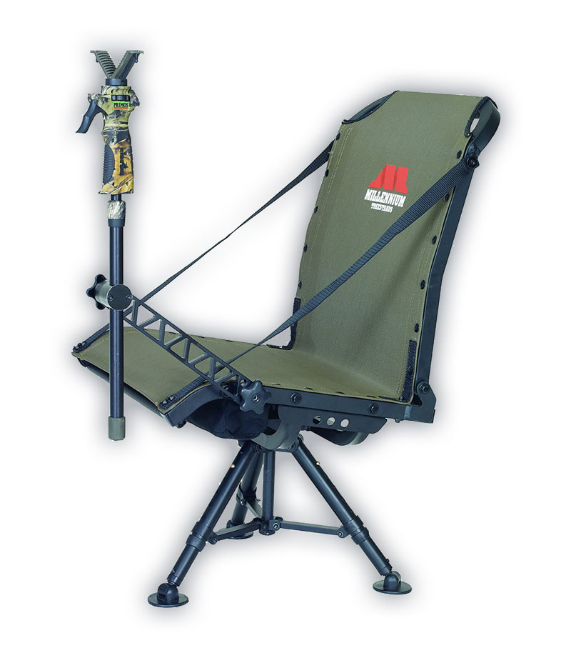 Millennium Treestands G200 Shooting Chair - Aluminum, Green, Portable Hunting Seat