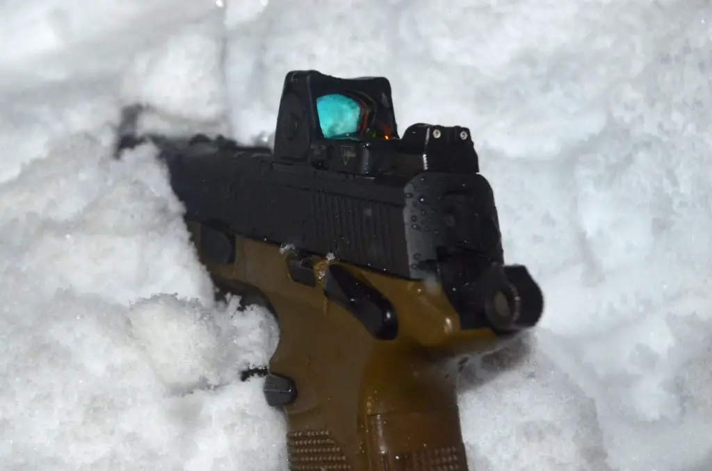 Trijicon Type 2 buried in snow