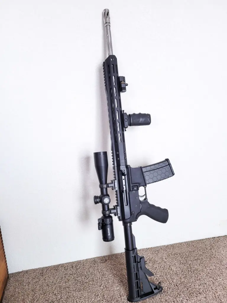 AR15 Rifle with a Bushnell AR Scope