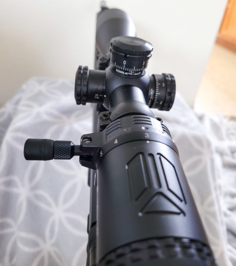 Bushnell AR Scope Throw lever