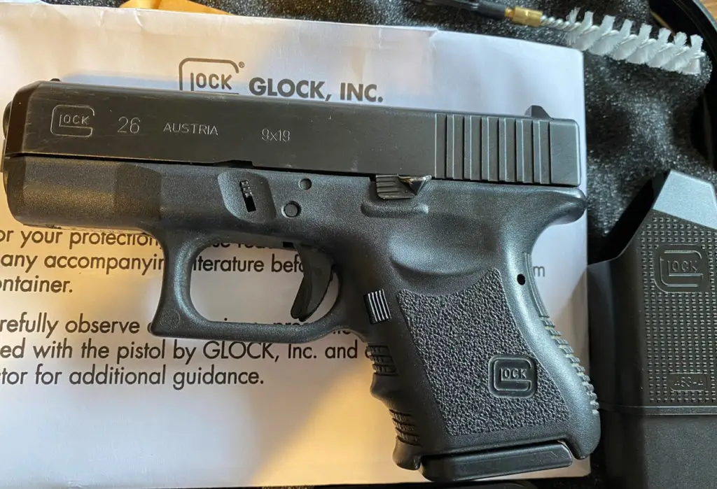 Glock 26 in the box