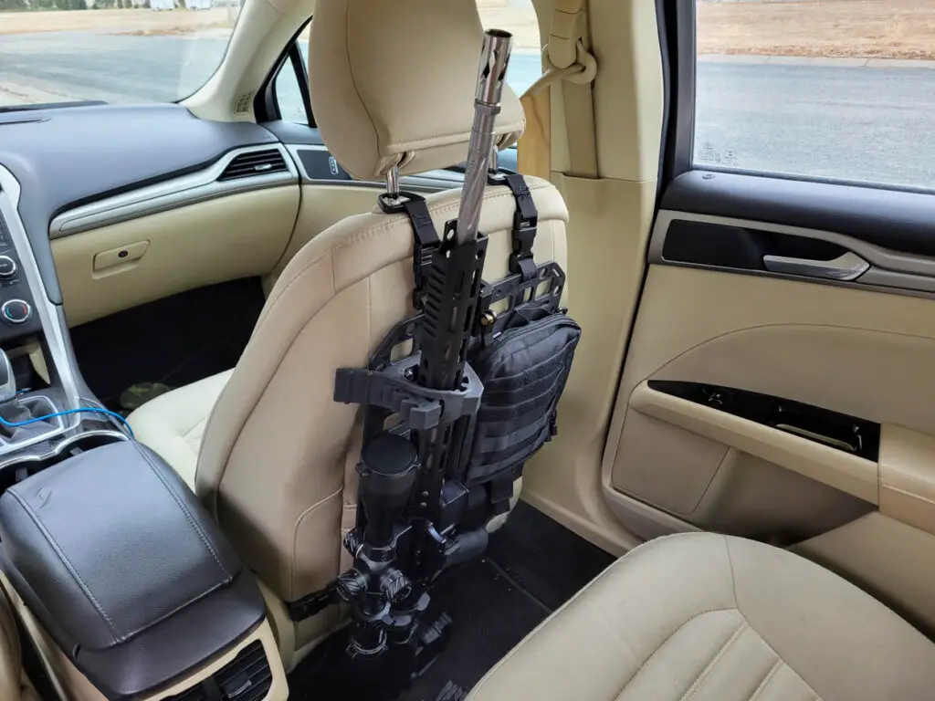 Grey Man Tactical Vehicle Seat Rifle Rack