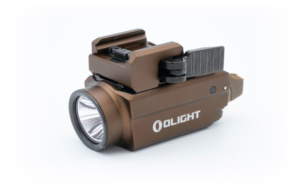 Olight Baldr S Weapon Light in Desert Tan