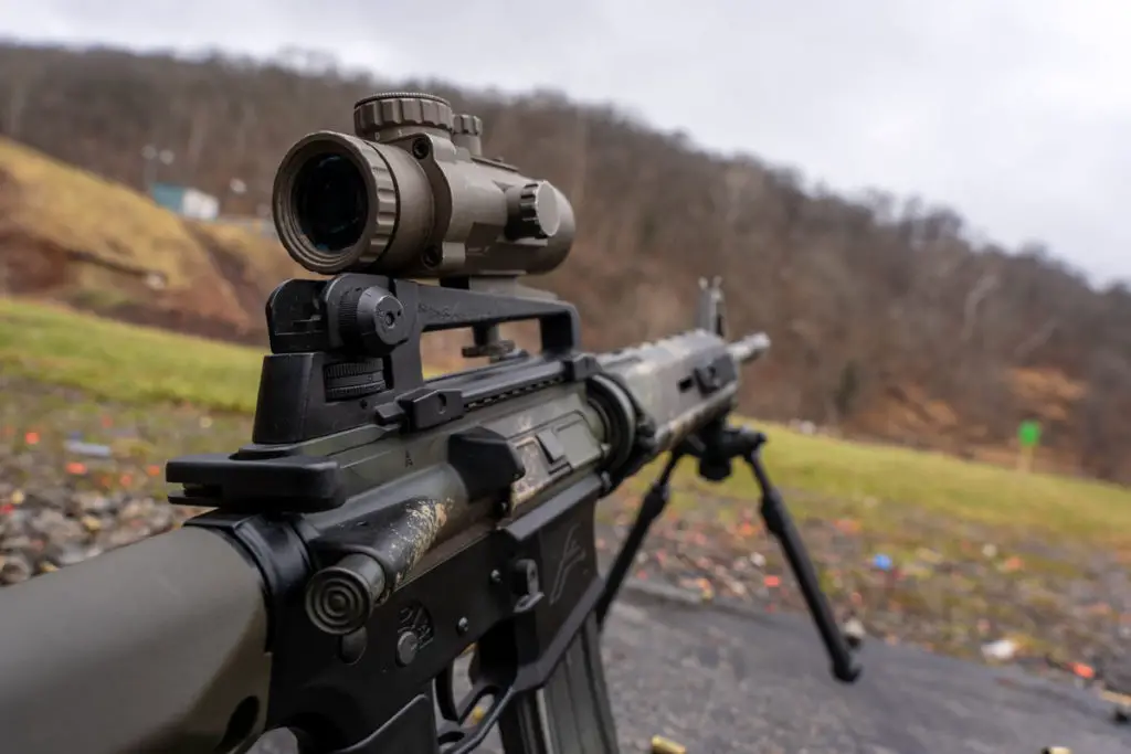 Long range bipod setup with the Primary Arms SLx 2.5 