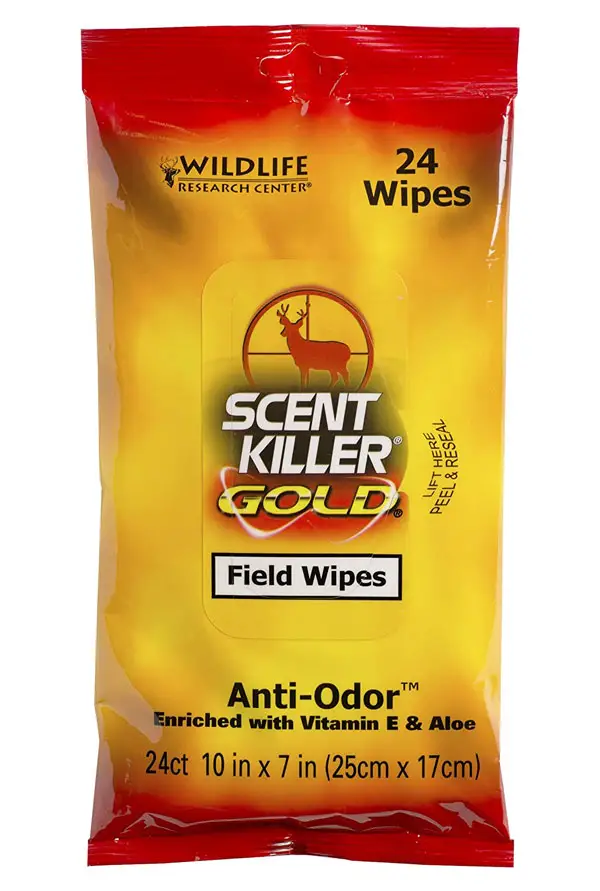 Scent Killer gold field wipes