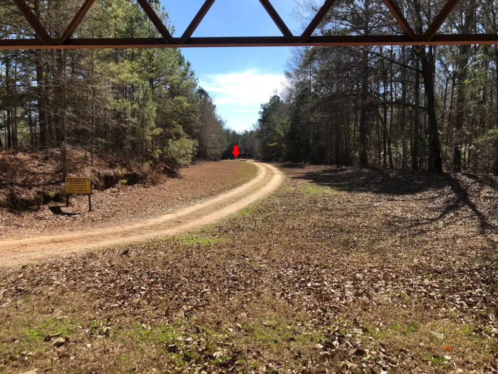 Target down range at the gun range